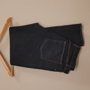 1 pair men's Gap Athletic Straight jeans, dark rinse, 36w x 32l